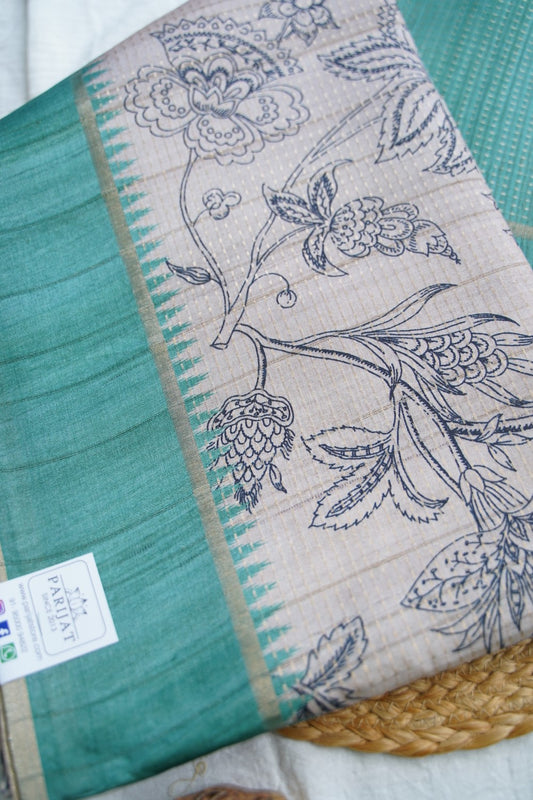 semi tussar saree PC18393