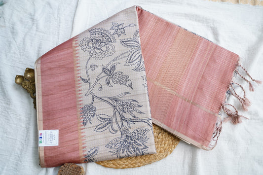 semi tussar saree PC18389