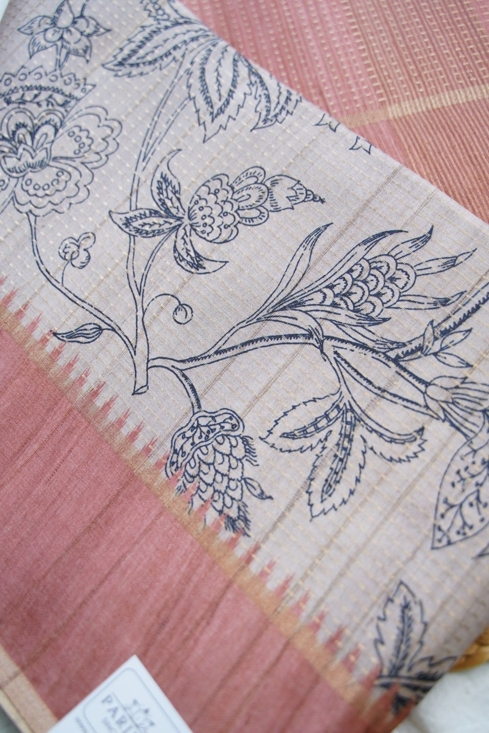 semi tussar saree PC18389