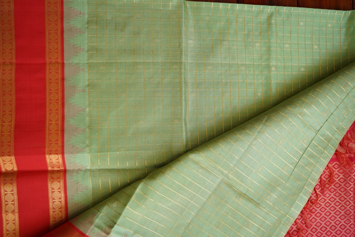 Kanchi Handloom Silk Cotton Saree-PC16287