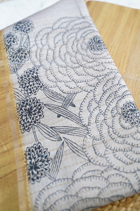 semi tussar saree PC18386