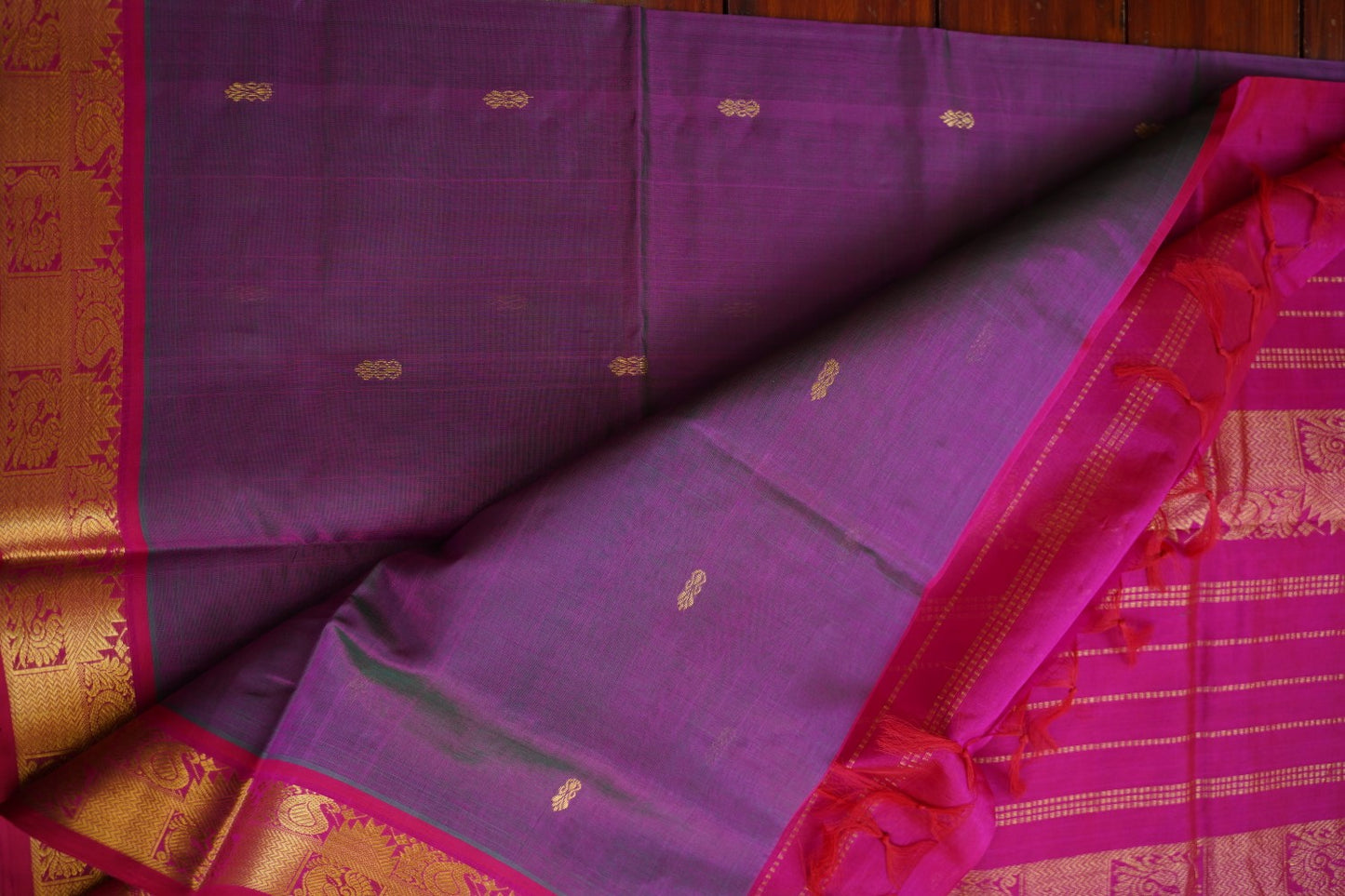 Kanchi Handloom Silk Cotton Saree-PC16288