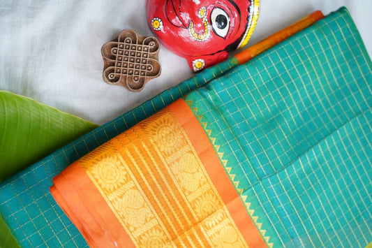 Kanchi Handloom Silk Cotton Saree PC17265