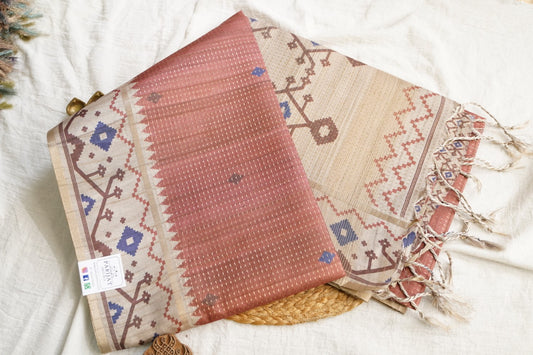 semi tussar saree PC18416