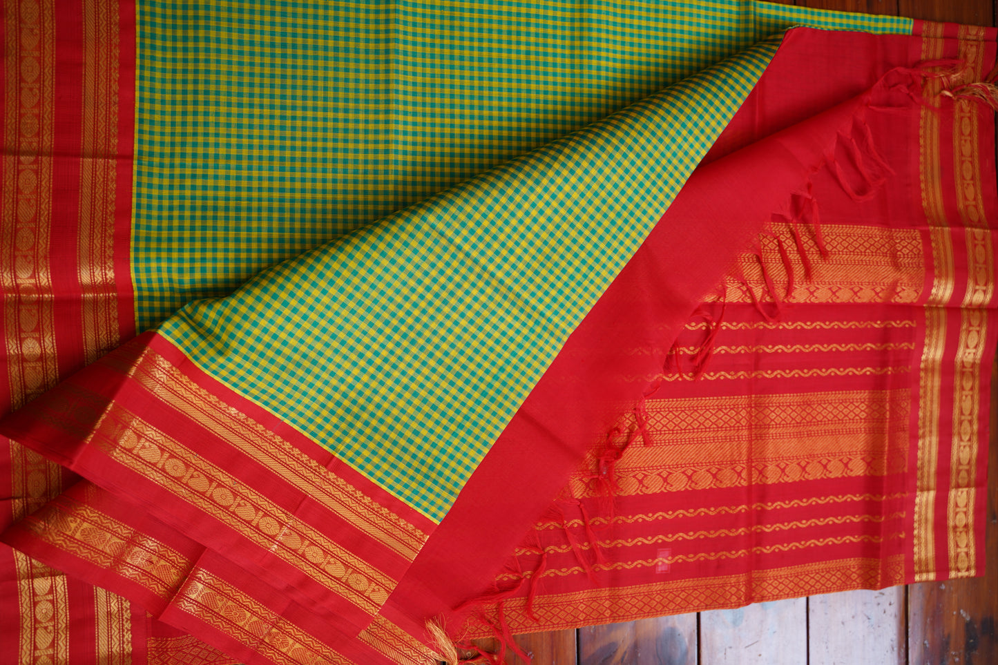 Kanchi Handloom Silk Cotton Saree-PC16276