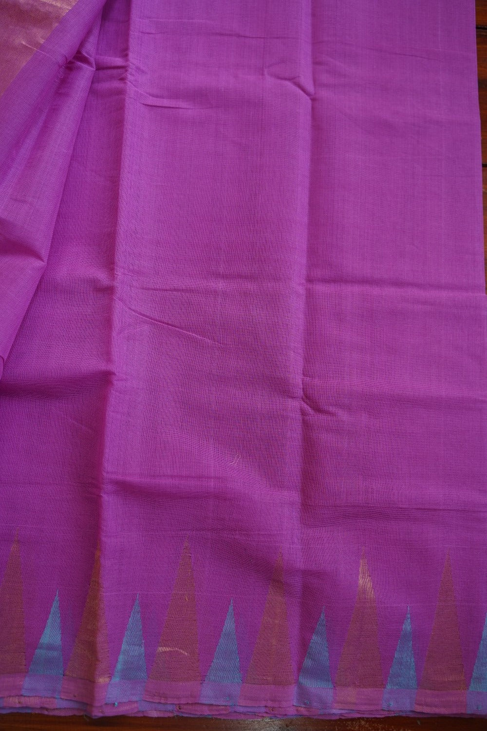 Purple Ponduru handloom Cotton Saree  PC11593
