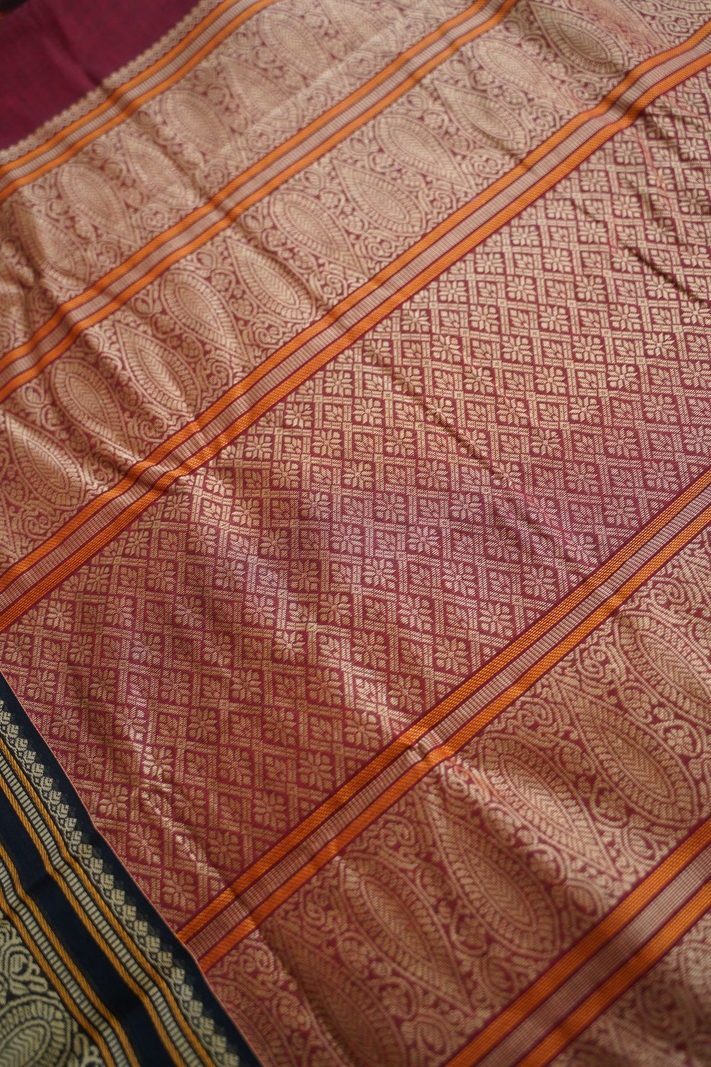 Kanchi handloom Cotton Saree PC17407