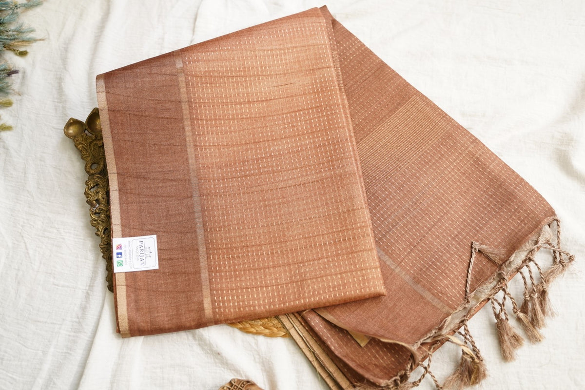 semi tussar saree PC18380
