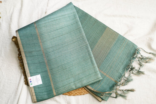 semi tussar saree PC18378