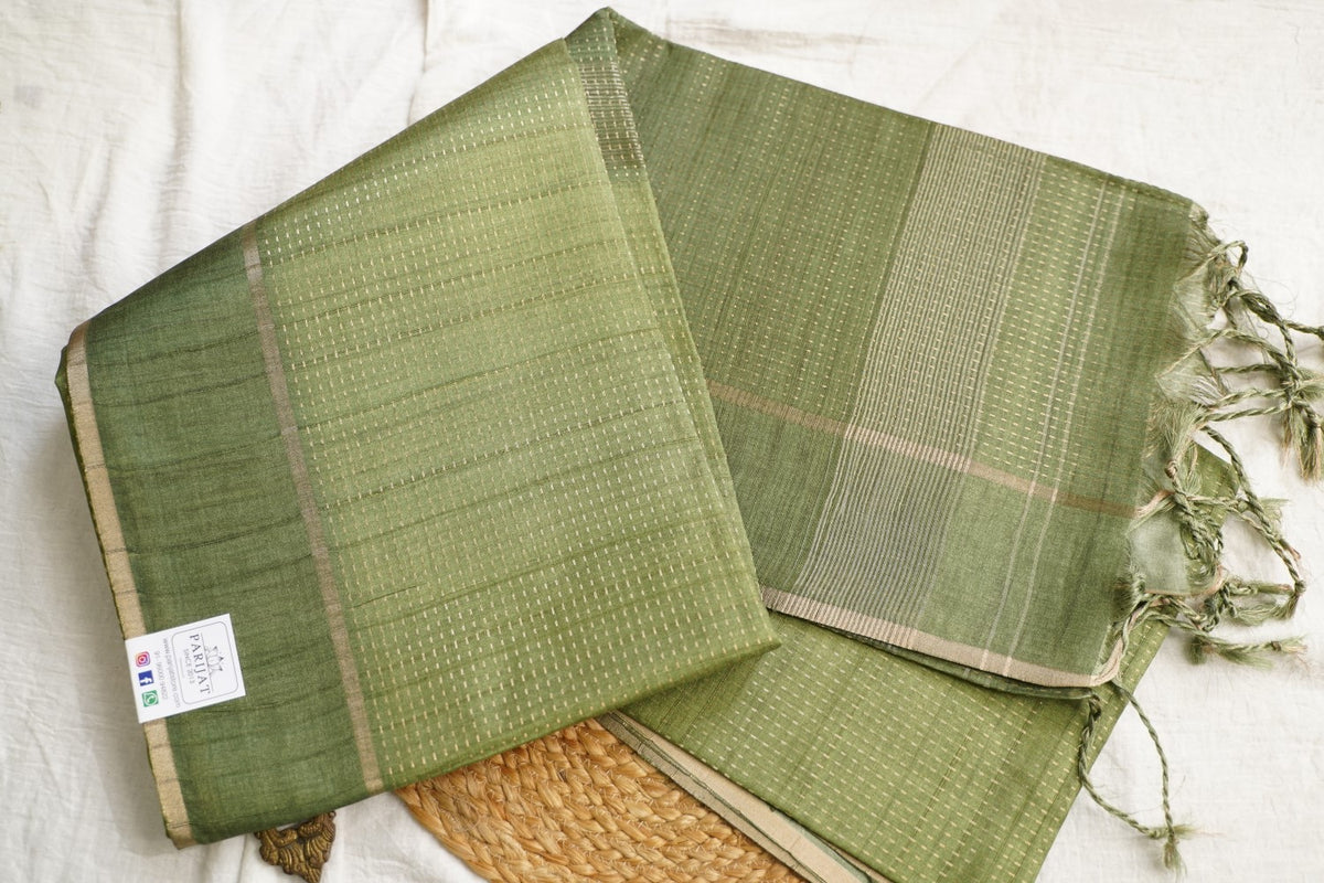 semi tussar saree PC18377