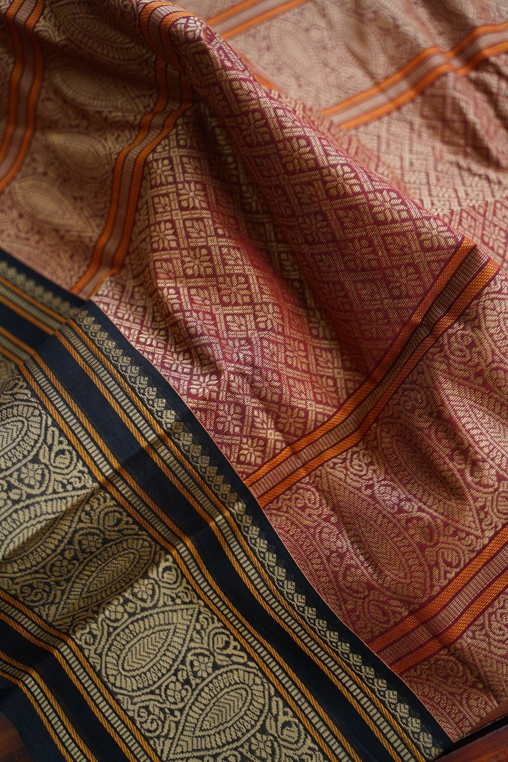 Kanchi handloom Cotton Saree PC17407