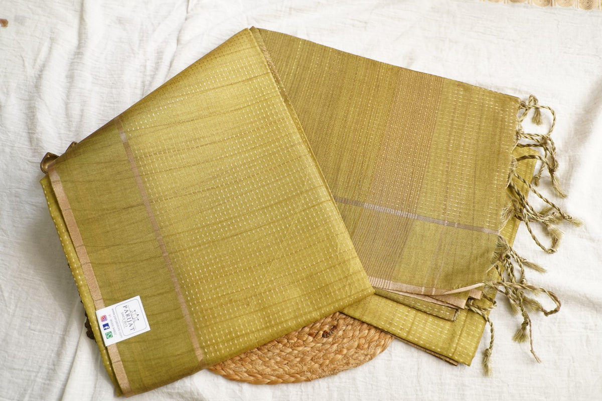 semi tussar saree PC18376