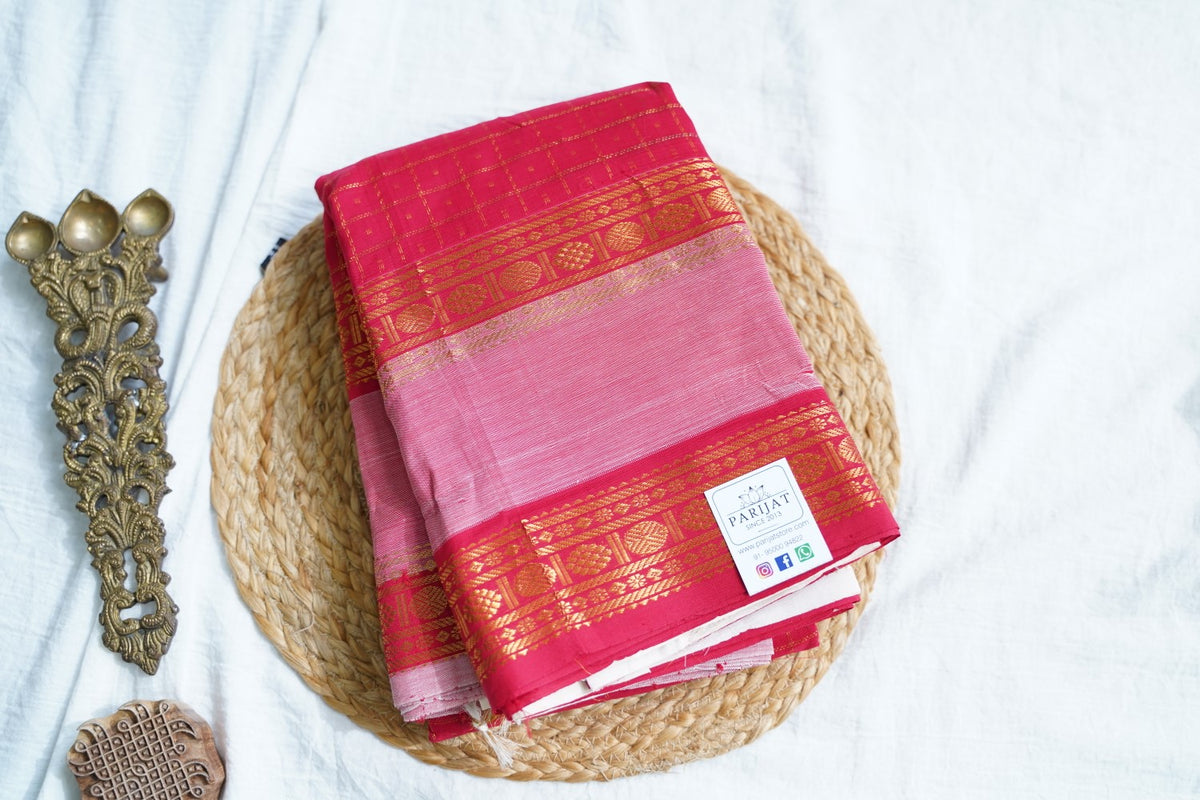 Kanchi Silk Cotton Saree PC18347