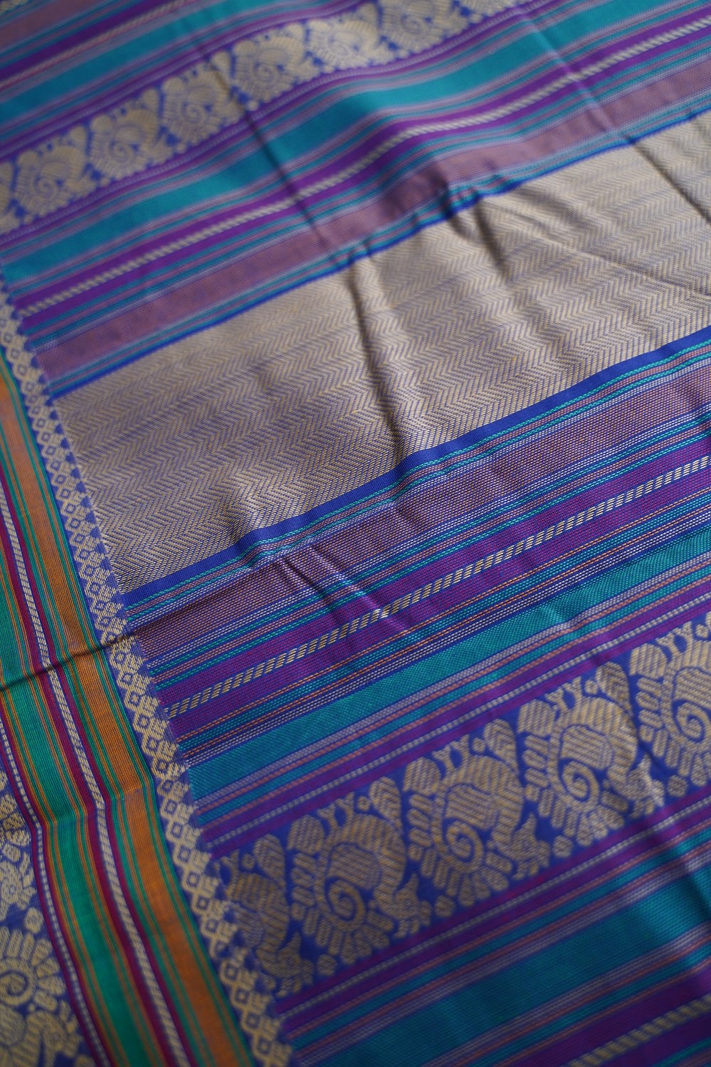 Kanchi handloom Cotton Saree PC17373
