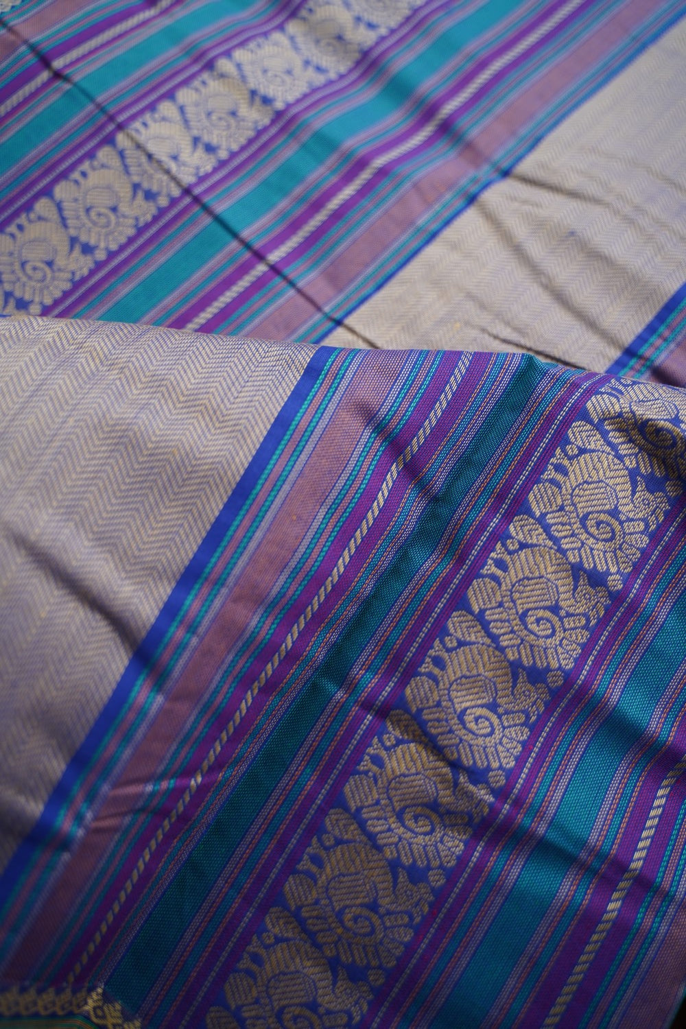 Kanchi handloom Cotton Saree PC17373