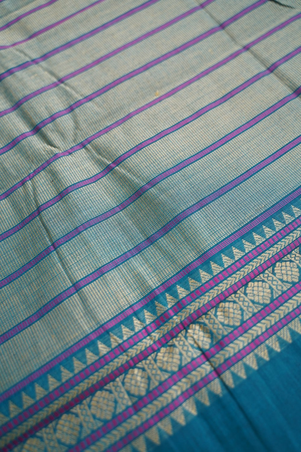 Kanchi handloom Cotton Saree PC17383