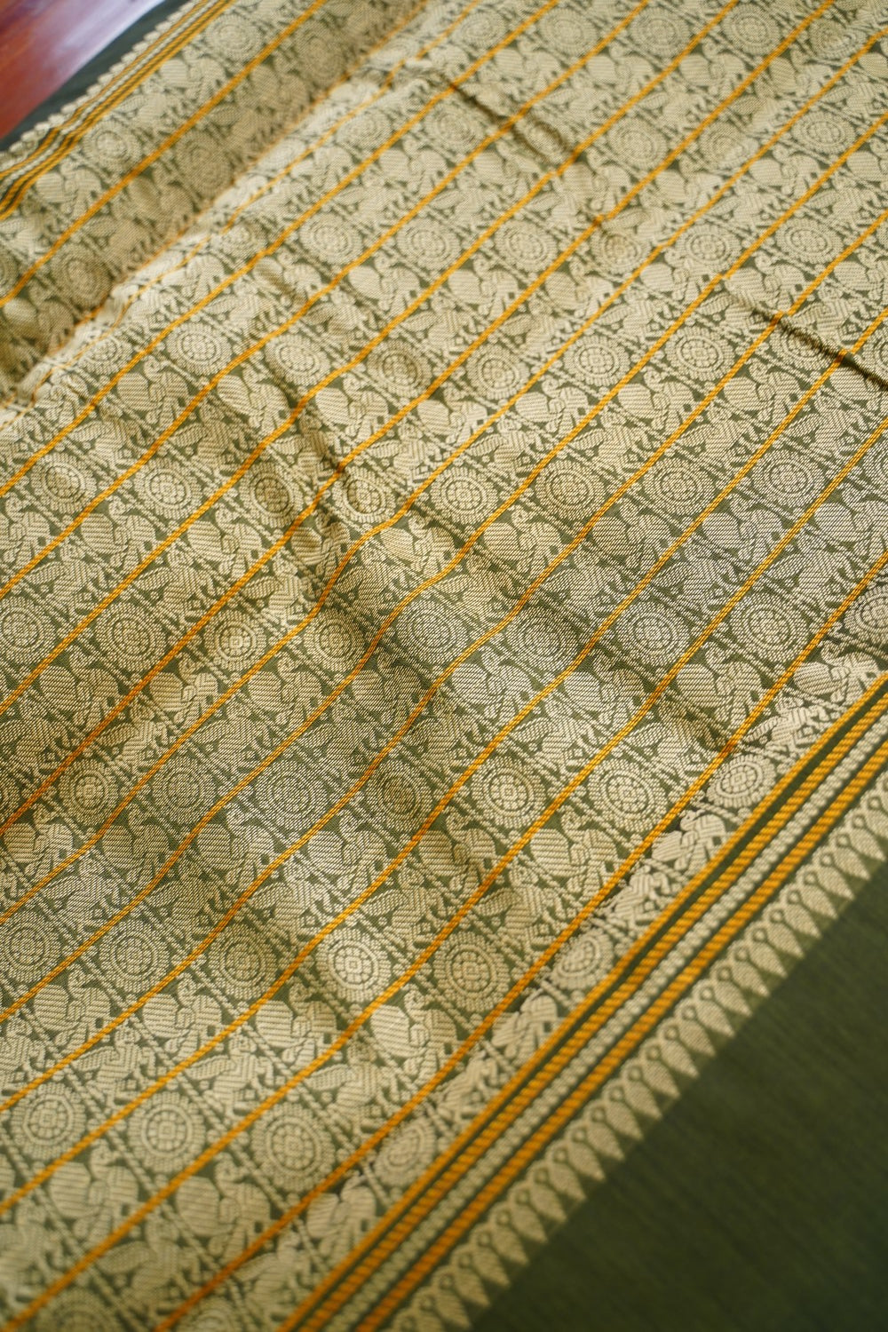 Kanchi handloom Cotton Saree PC17374