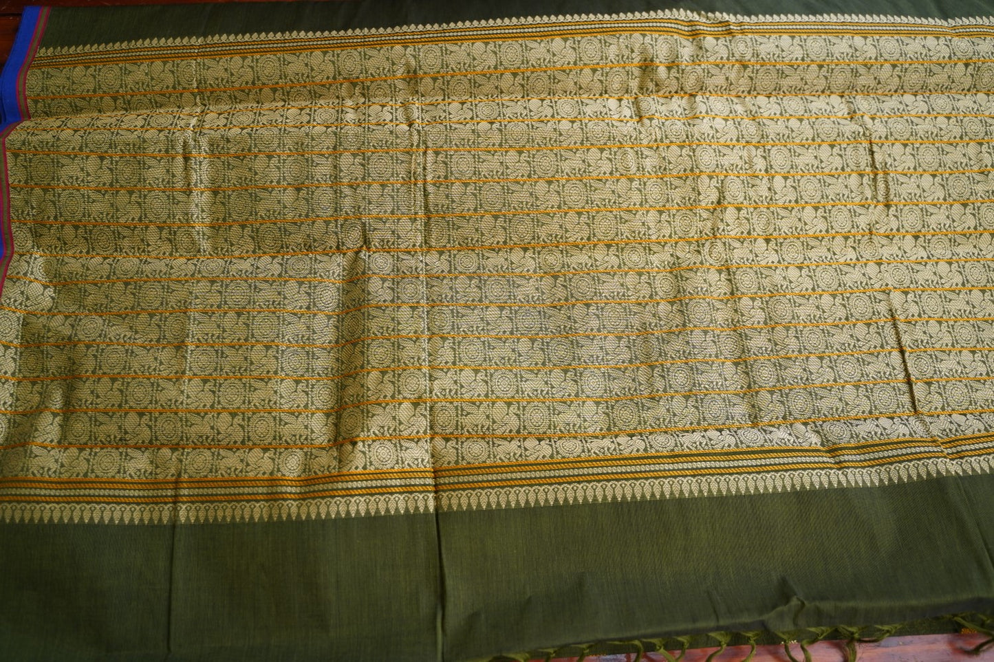 Kanchi handloom Cotton Saree PC17374