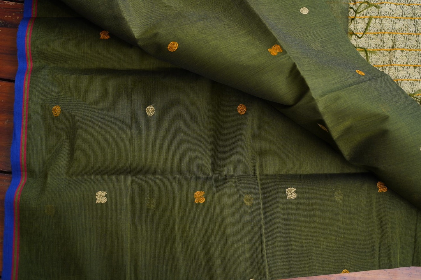 Kanchi handloom Cotton Saree PC17374