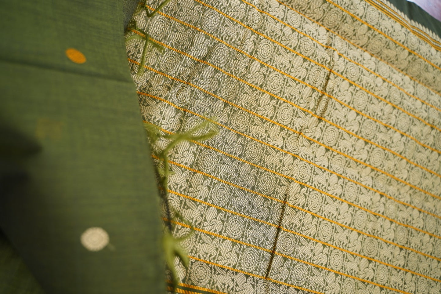 Kanchi handloom Cotton Saree PC17374