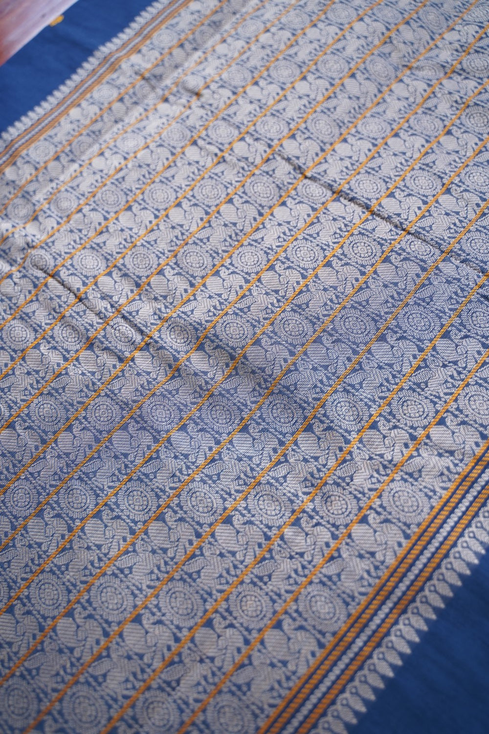 Kanchi handloom Cotton Saree PC17390
