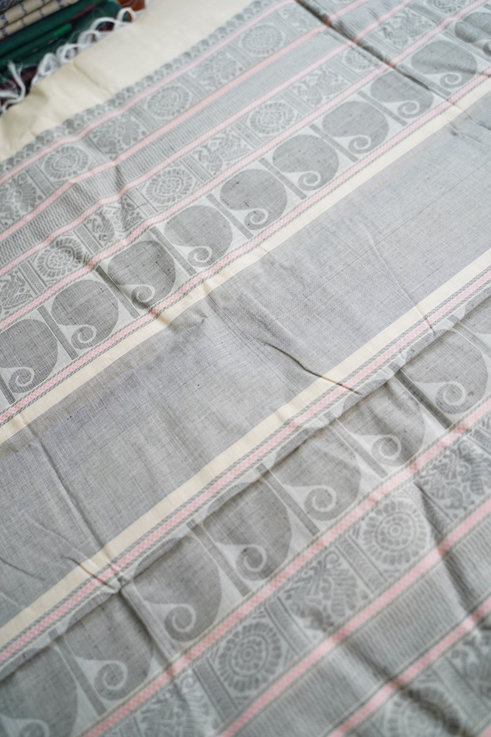 Kanchi handloom Cotton Saree PC17396