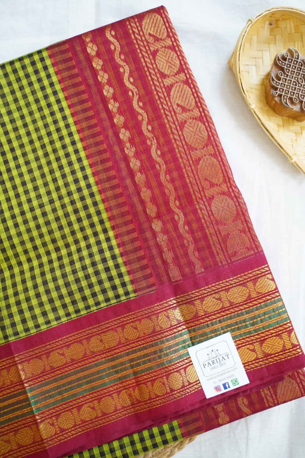 Kanchi Handloom Silk Cotton Saree PC14726