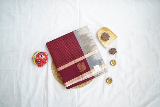 Kanchi Handloom Silk Cotton Saree PC14727