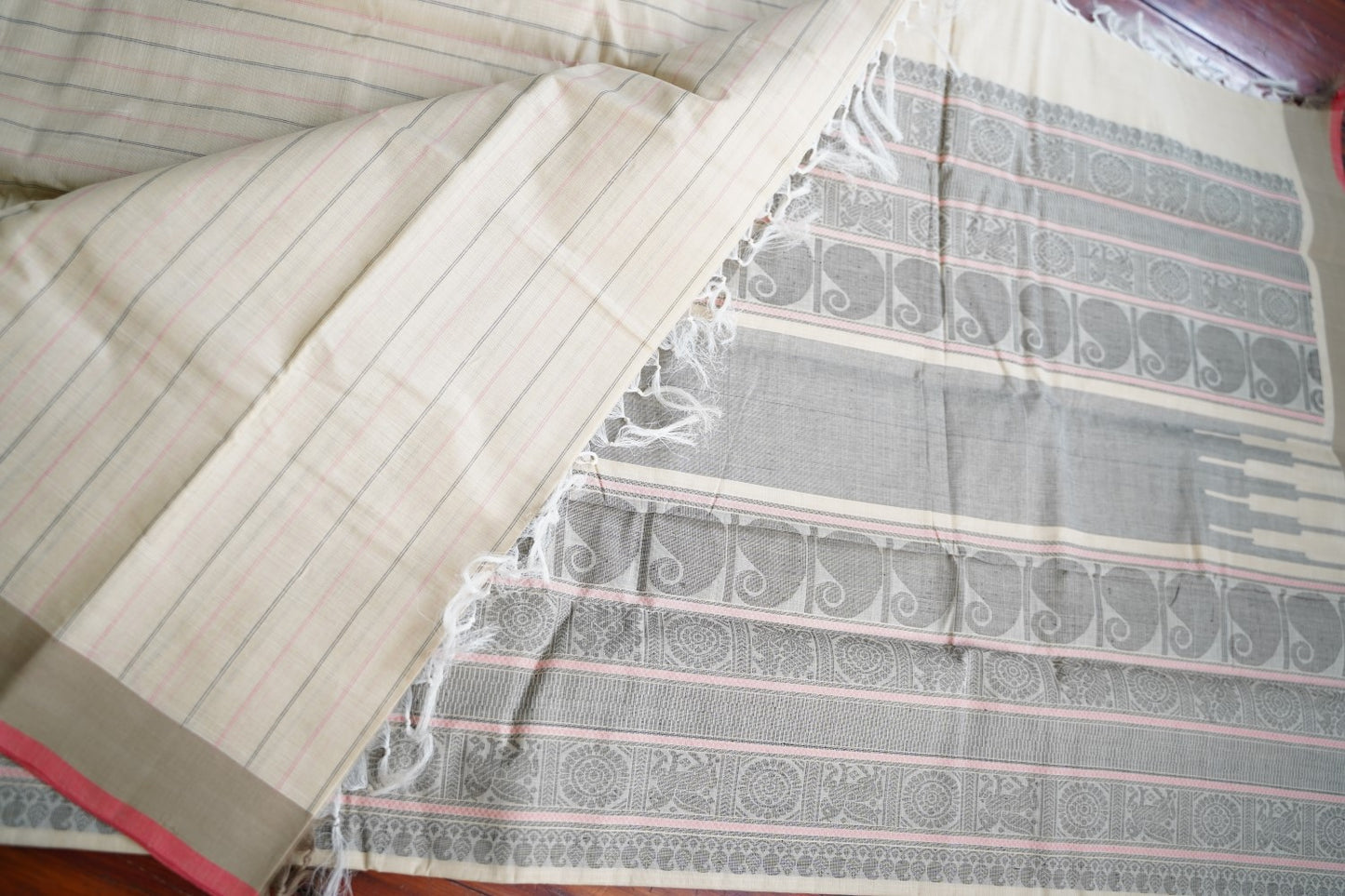 Kanchi handloom Cotton Saree PC17396