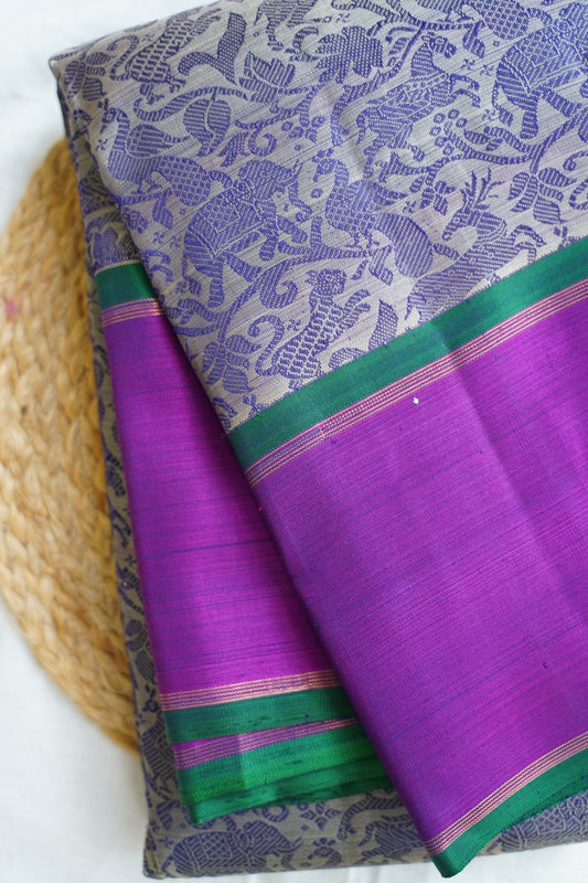 Pure Kanchi Vanasingaram Silk Saree -PC1437