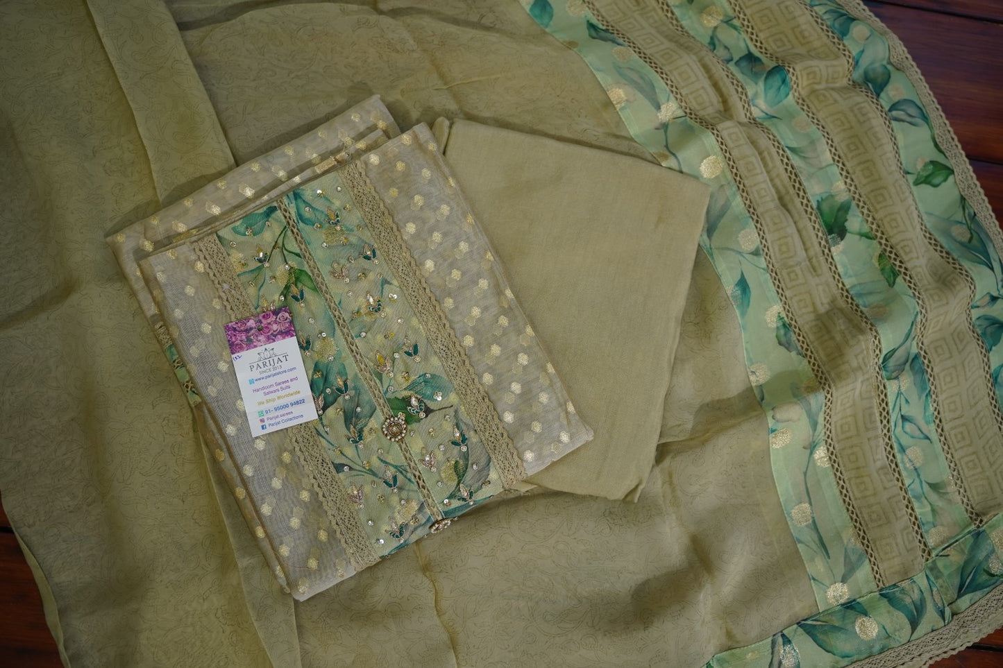 Banarasi silk Salwar Material PC11640