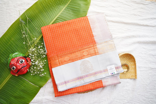 Kanchi Handloom Silk Cotton Saree pc16326