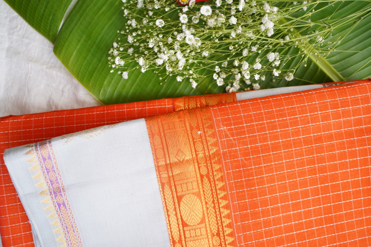 Kanchi Handloom Silk Cotton Saree pc16326