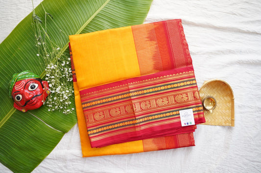 Kanchi Handloom Silk Cotton Saree pc16319