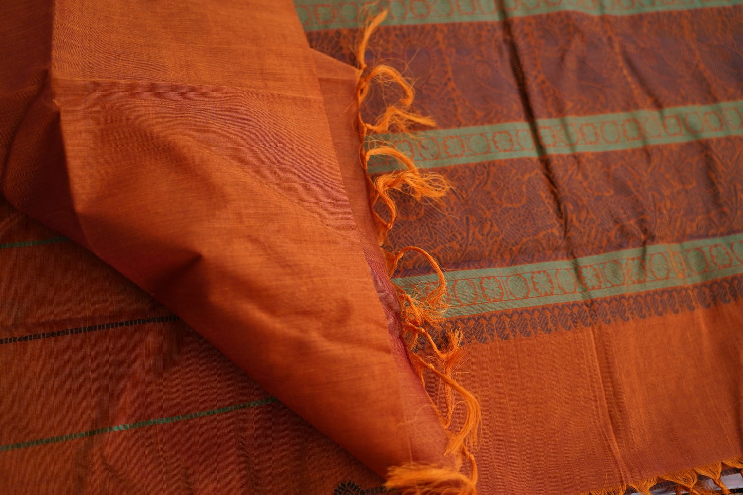 Kanchi handloom Cotton Saree PC17372