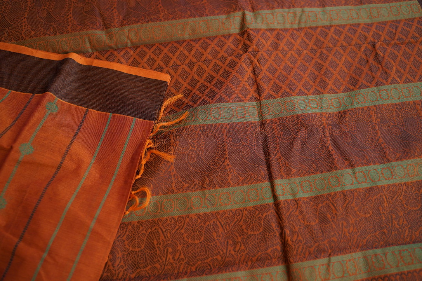 Kanchi handloom Cotton Saree PC17372
