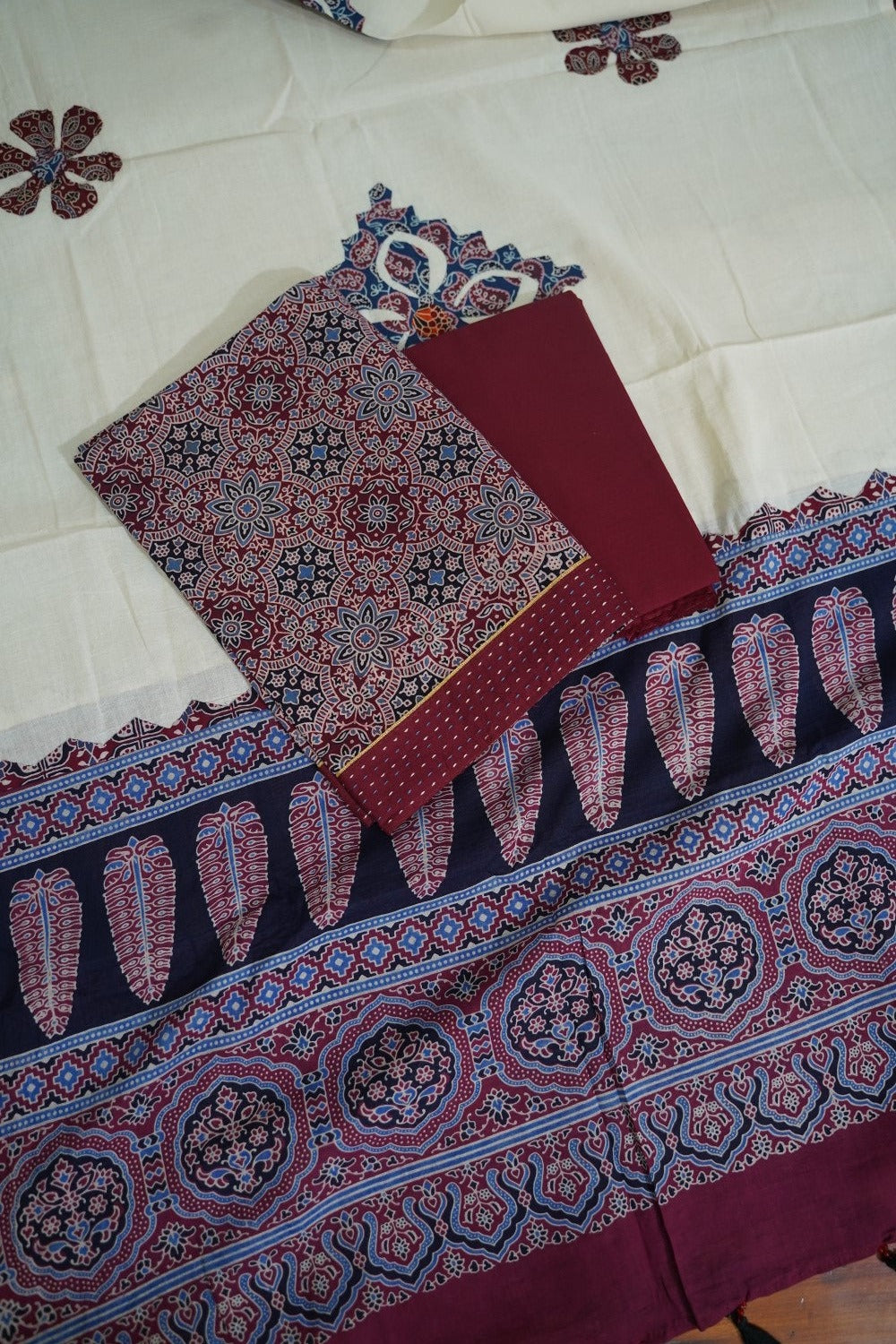 Ajrak Cotton Salwar Material PC11618