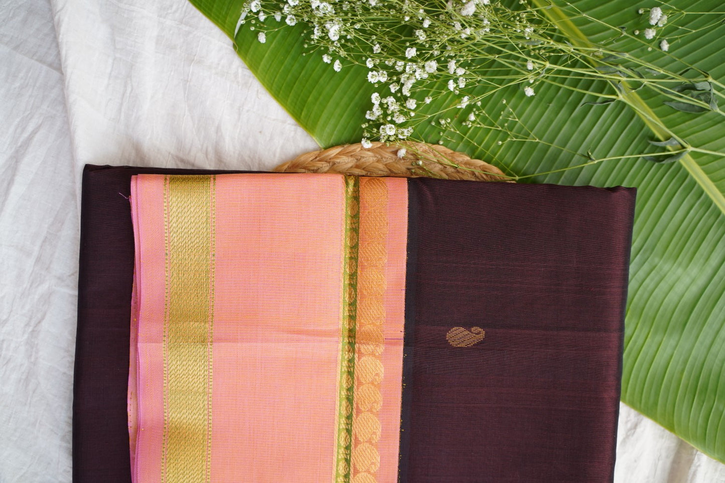 Kanchi Handloom Silk Cotton Saree pc16313