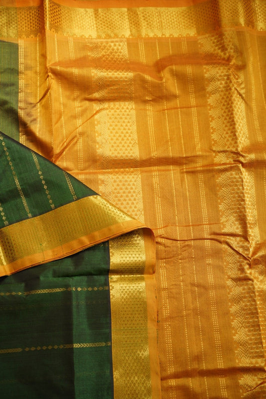 10 yards Kanchi  Handloom Silk Cotton Saree PC11105