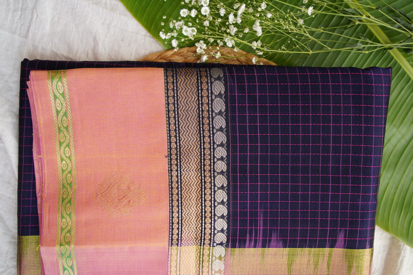 Kanchi Handloom Silk Cotton Saree pc16330