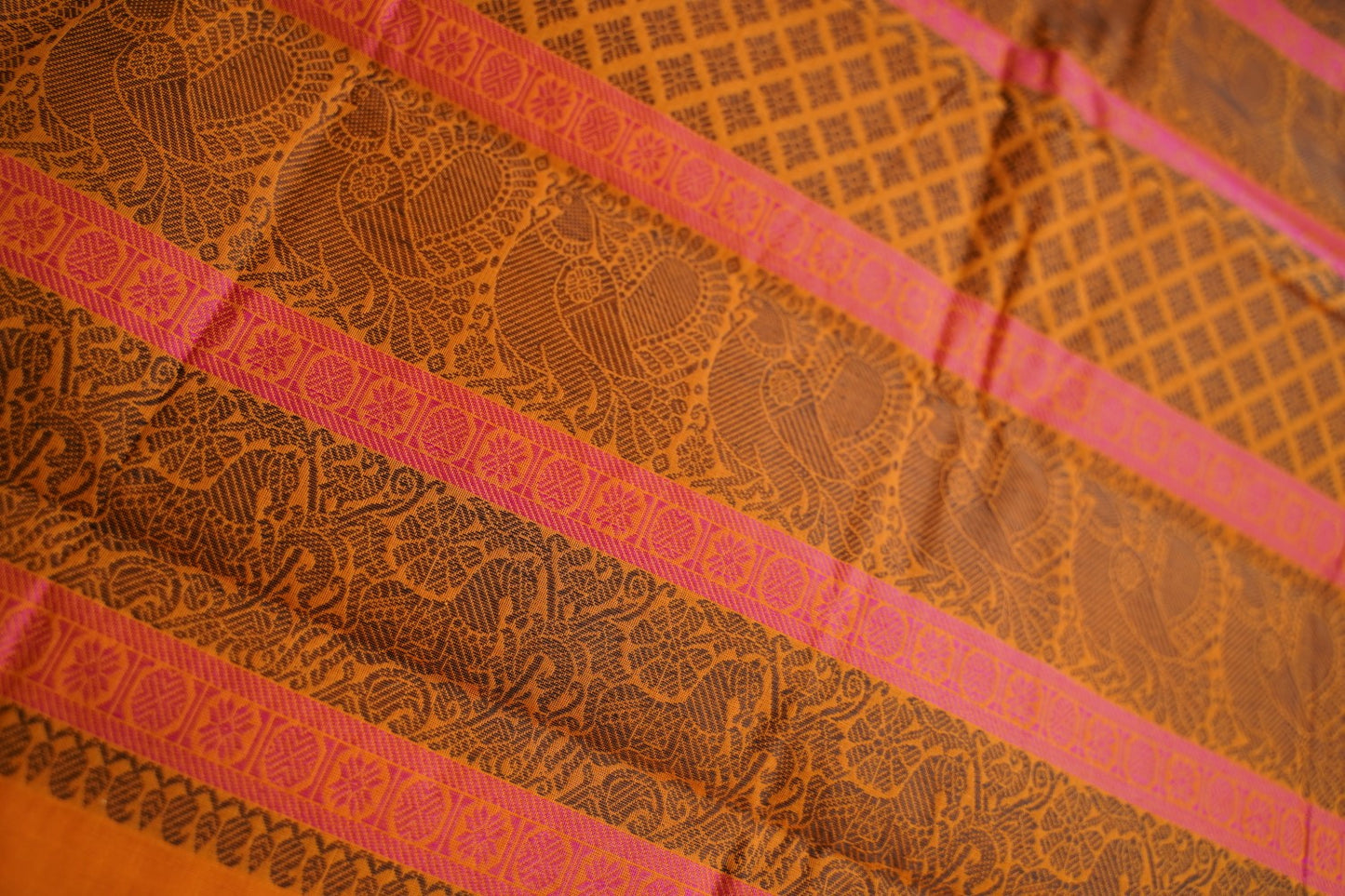 Kanchi handloom Cotton Saree PC17376