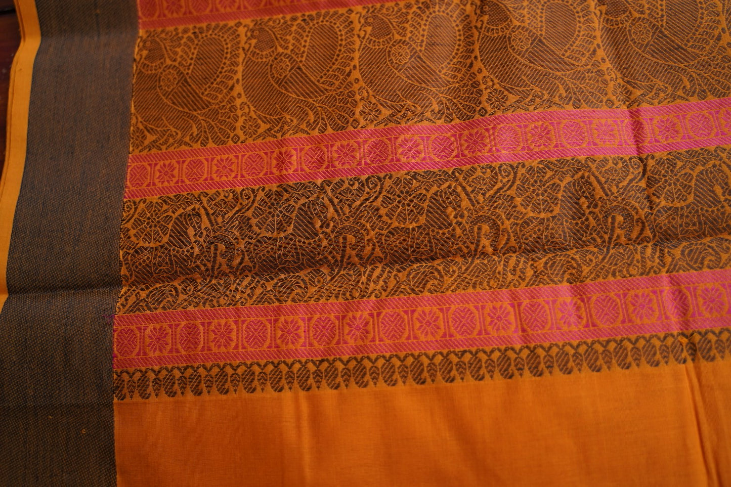 Kanchi handloom Cotton Saree PC17376
