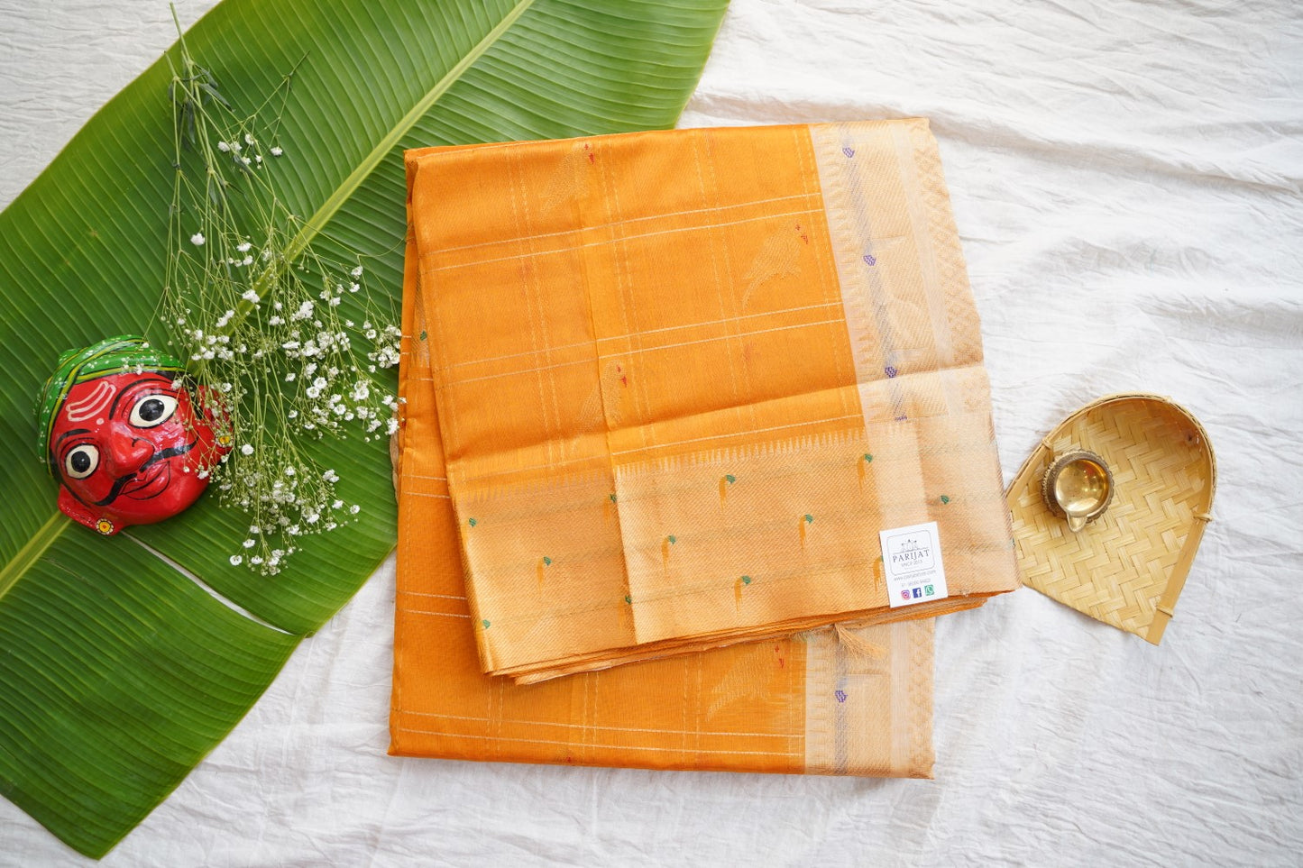 Kanchi Handloom Silk Cotton Saree pc16317