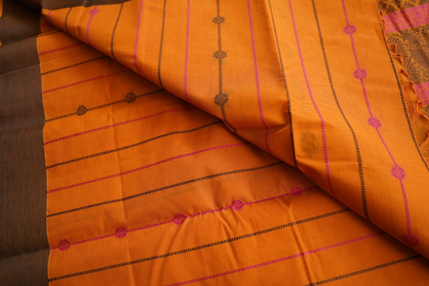 Kanchi handloom Cotton Saree PC17376