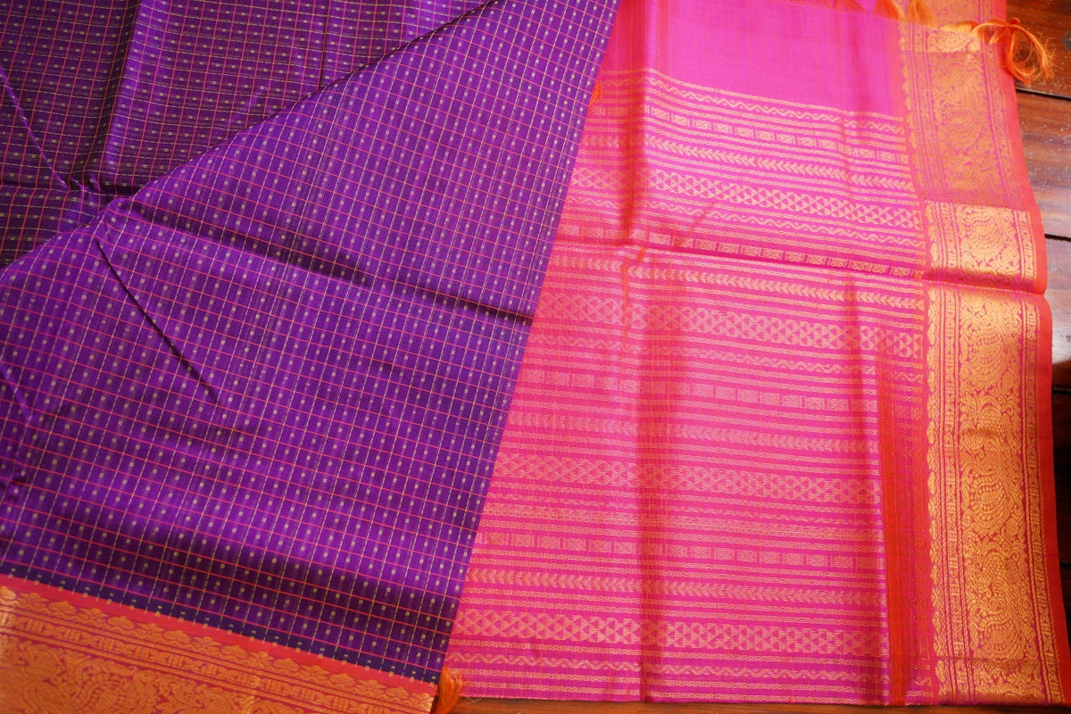 Kanchi Silk Cotton Saree PC18453