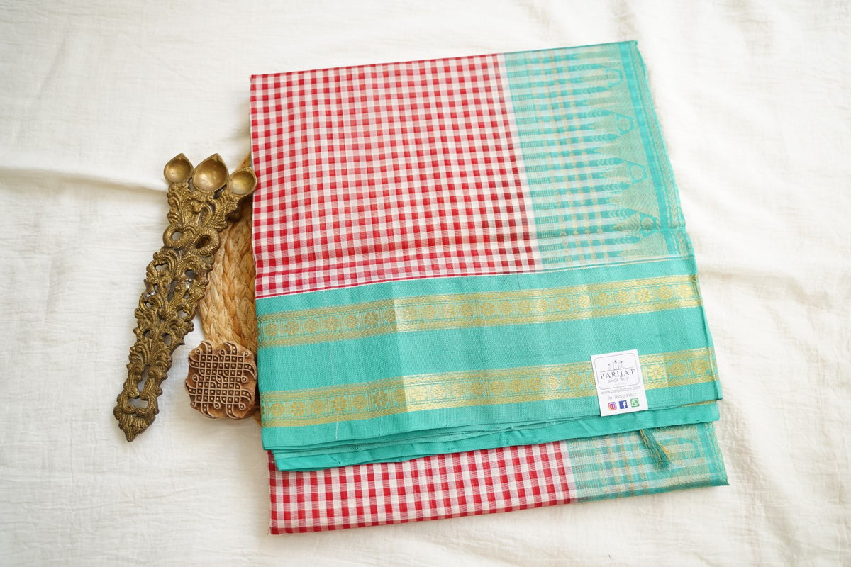 Kanchi Silk Cotton Saree PC18466
