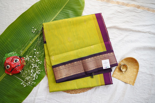 Kanchi Handloom Silk Cotton Saree pc16308