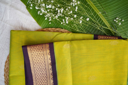 Kanchi Handloom Silk Cotton Saree pc16308