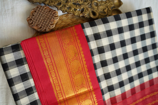 Kanchi Silk Cotton Saree PC18465