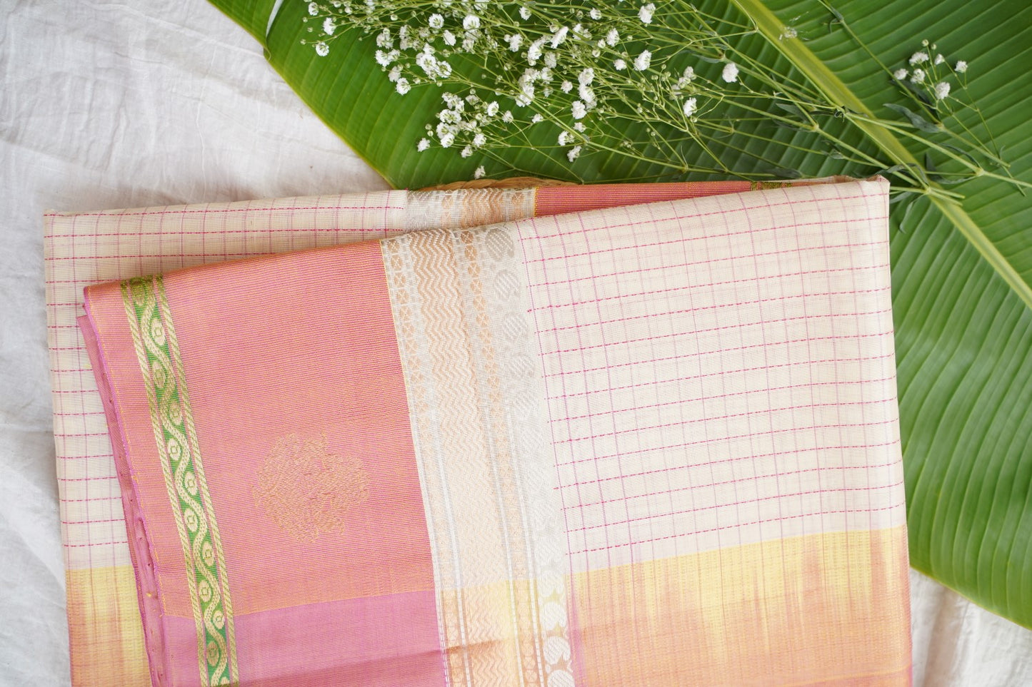 Kanchi Handloom Silk Cotton Saree pc16327